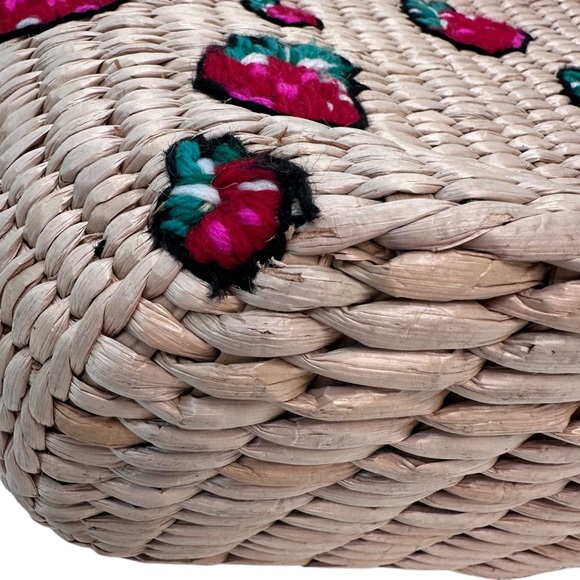 Becksondergaard raspberry tote bag in natural - Picture 7 of 16